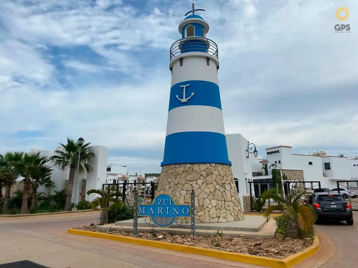 Apartamento Azul Marino Hermosa Casa Familiar en Residencial Mazatlán
