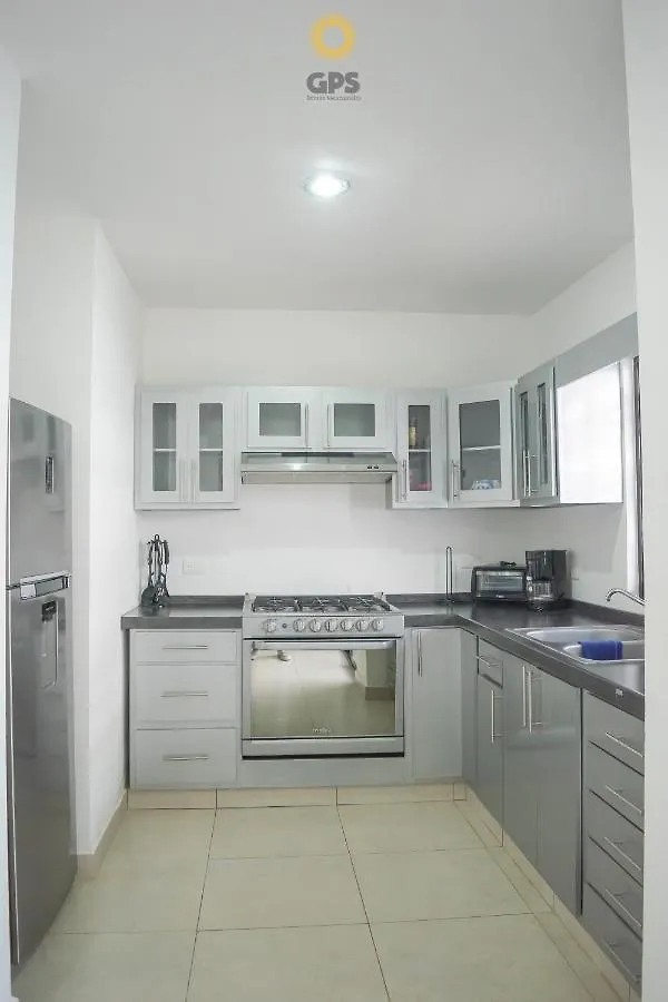 Apartamento Azul Marino Hermosa Casa Familiar en Residencial Mazatlán México